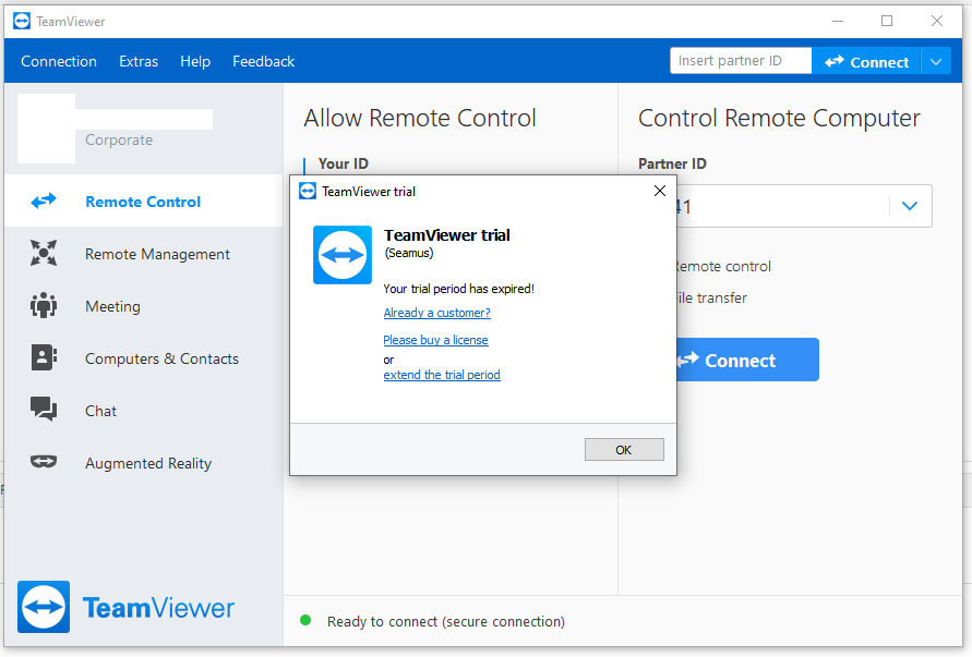 Teamviewer lan menggunakan jaringan koneksi dengan