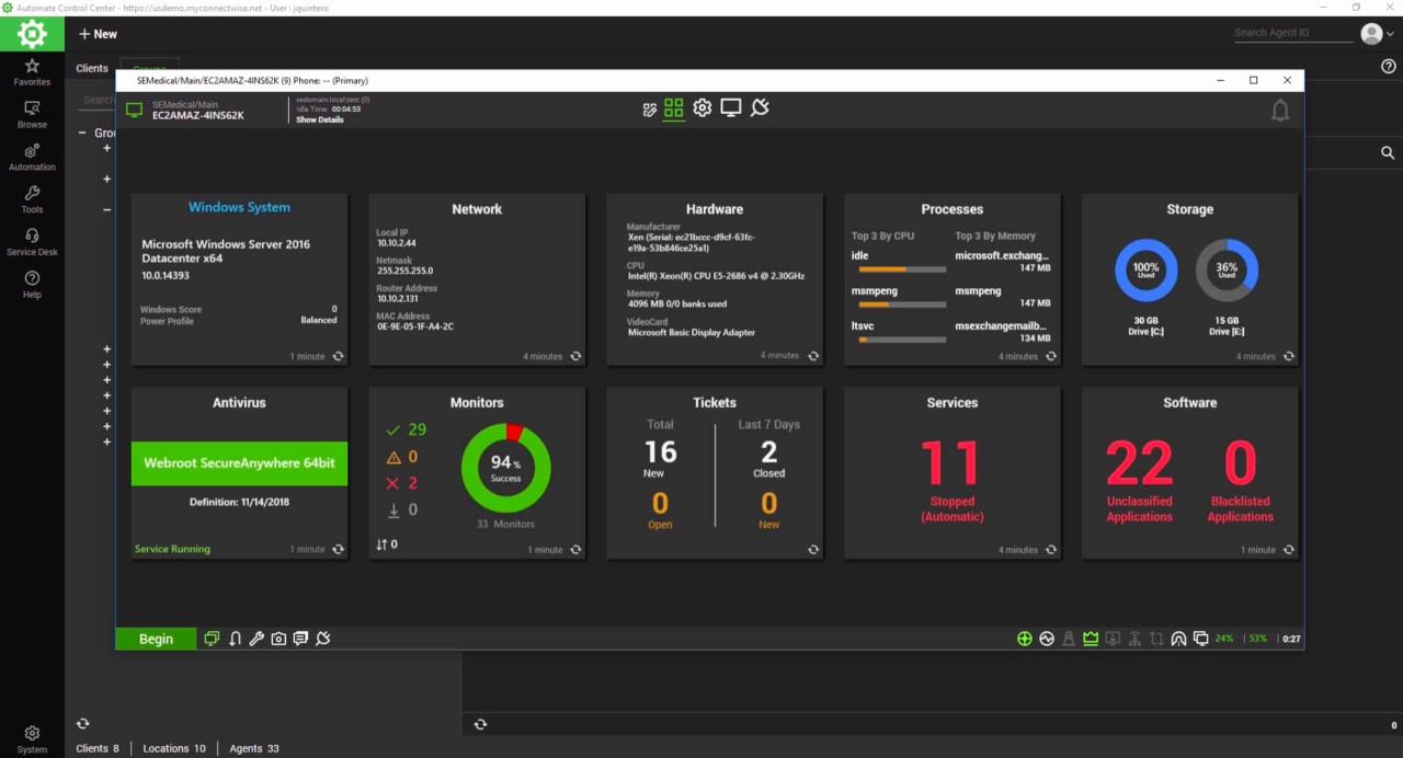 Rmm monitoring software