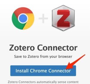 Zotero connector