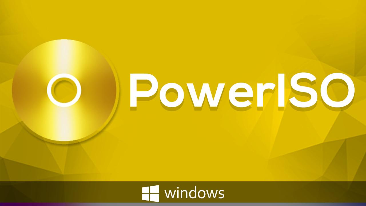 Poweriso download