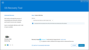 Dell os recovery tool