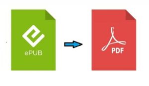 Epub to pdf converter