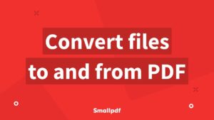 Small pdf converter