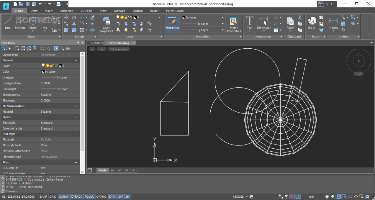 Nanocad draftsight screenshots cad dwg software windows comments screenshot category