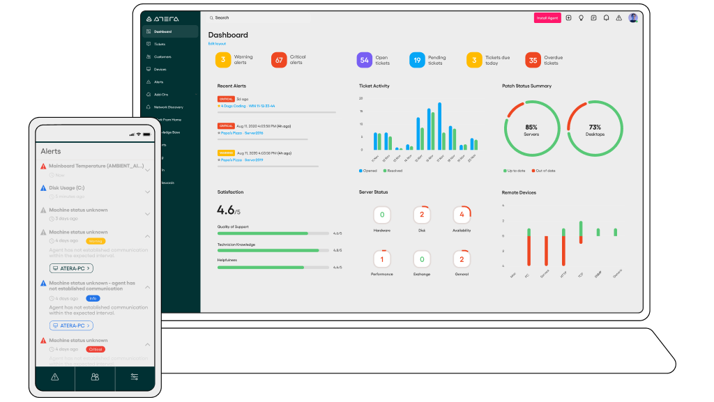 Remote monitoring & management software